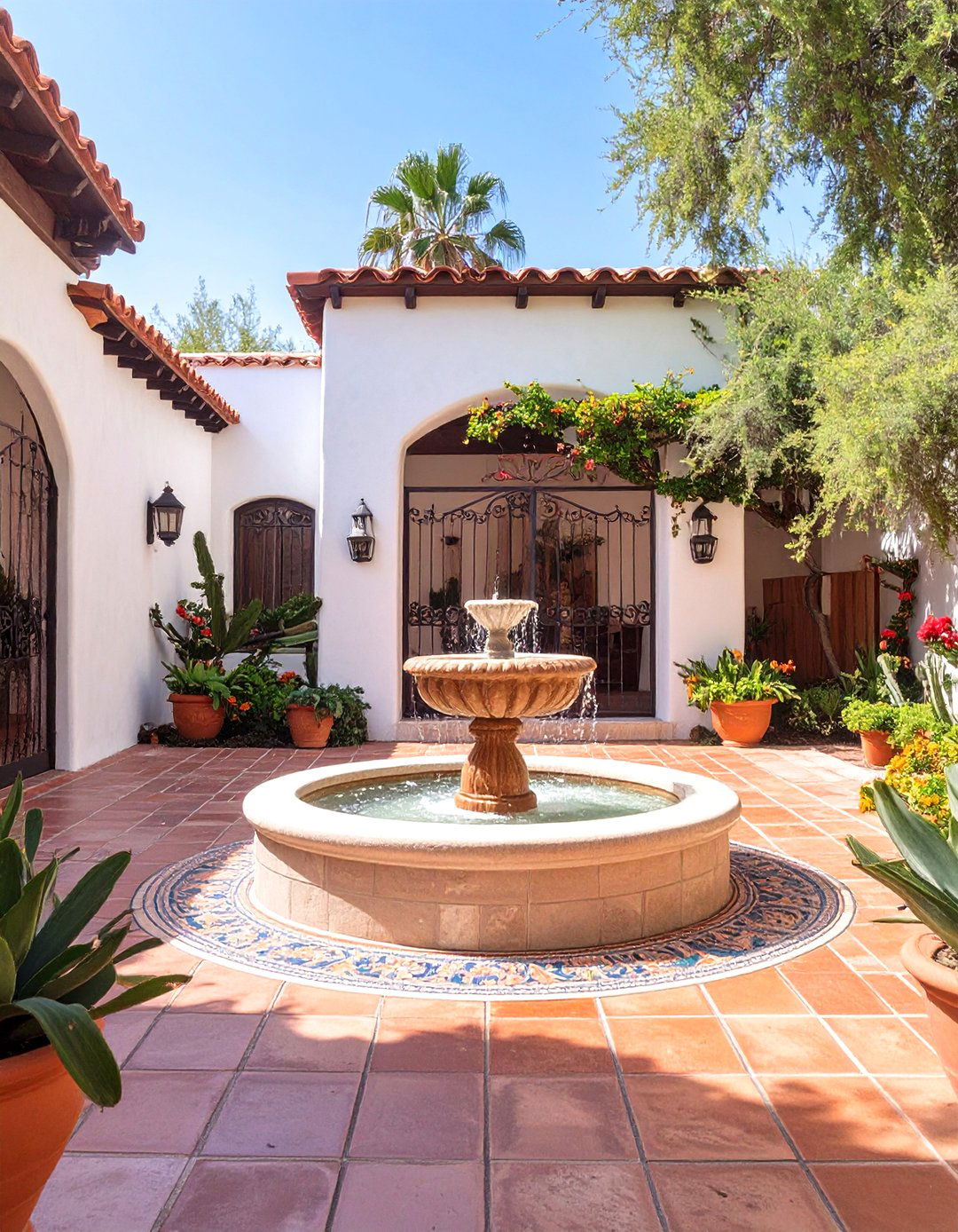 The Spanish Inspired Courtyard - 30 arizona backyard ideas