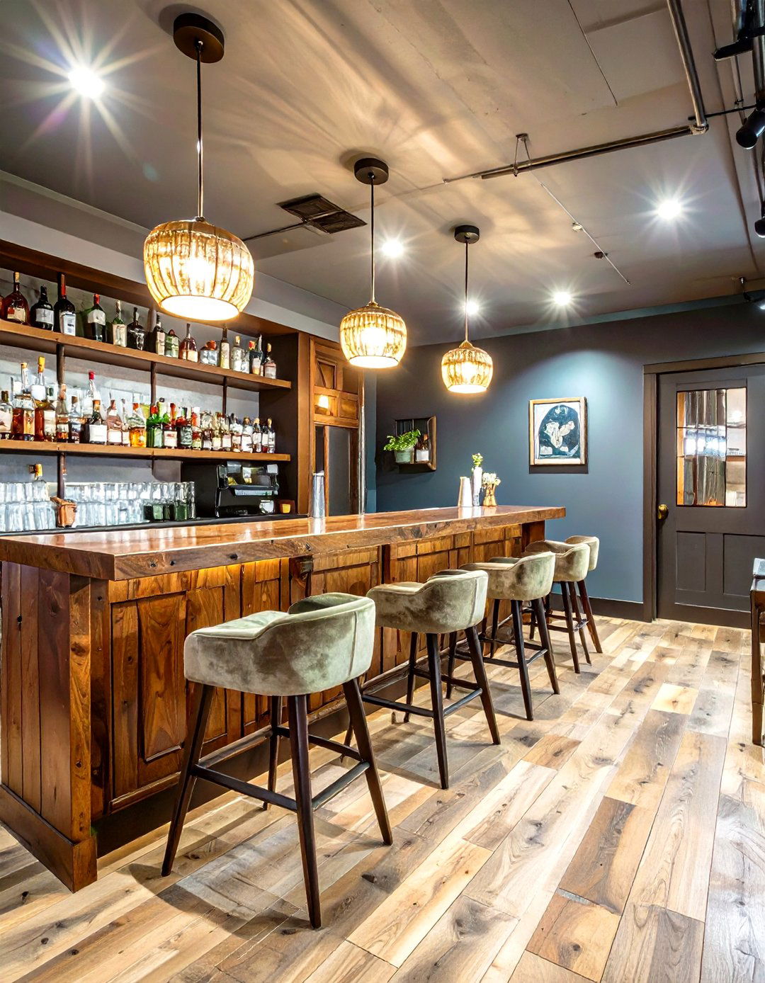 The Speakeasy Inspired Bar - 30 basement remodeling ideas