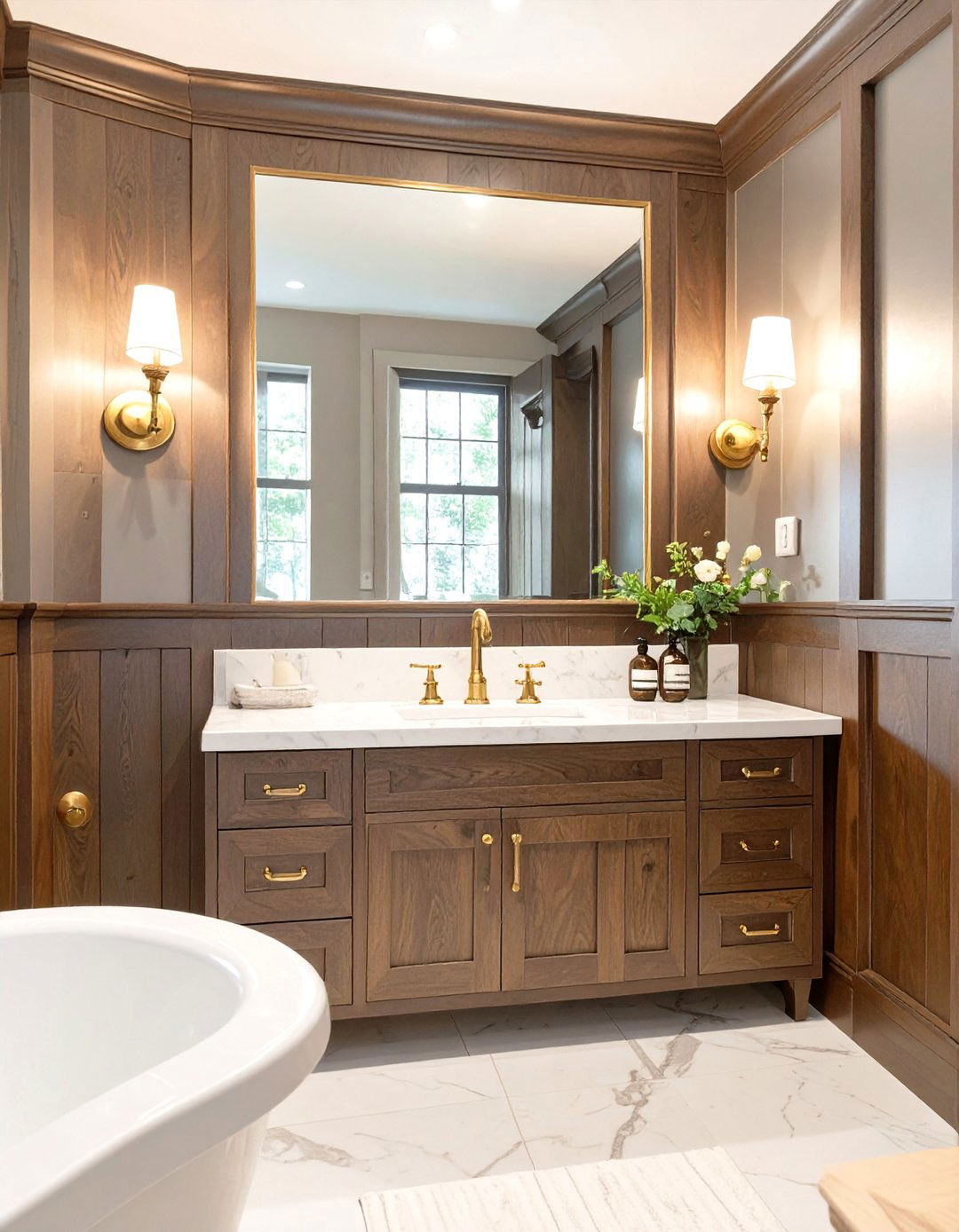 The Speakeasy Inspired Bathroom - 30 masculine bathroom ideas