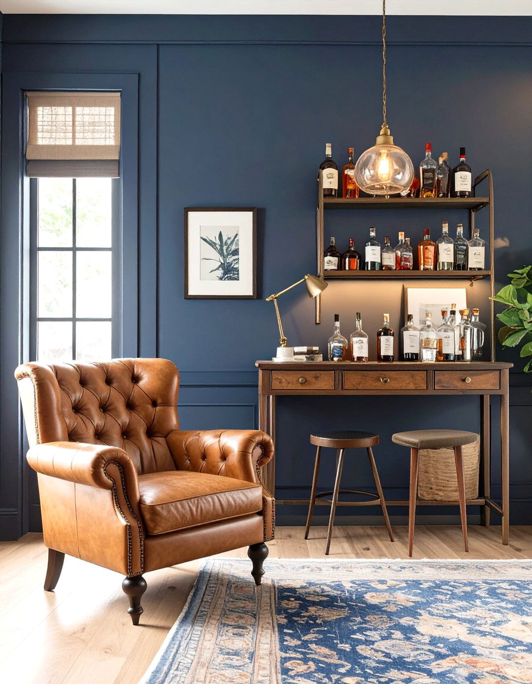 The Speakeasy Inspired Den - 30 home office ideas for him