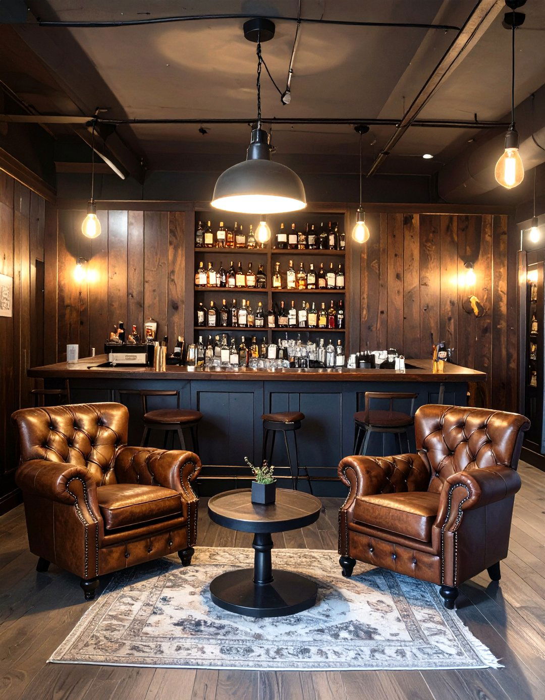 The Speakeasy Lounge Garage - 30 garage decor ideas