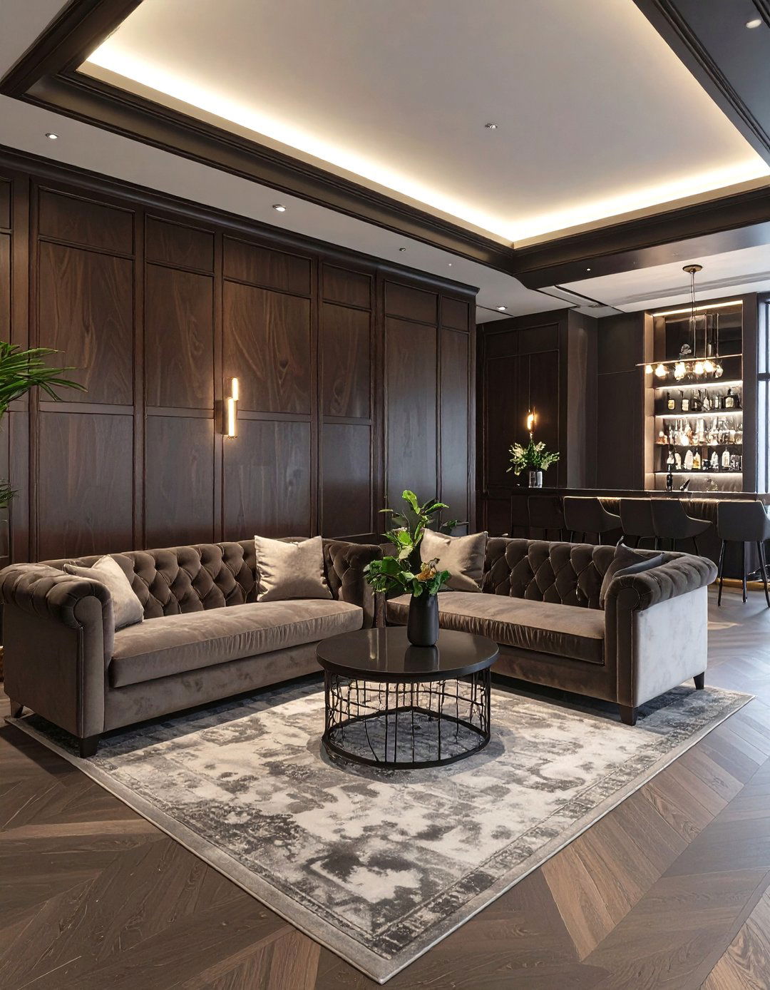 The Speakeasy Lounge Office - 30 cool office ideas