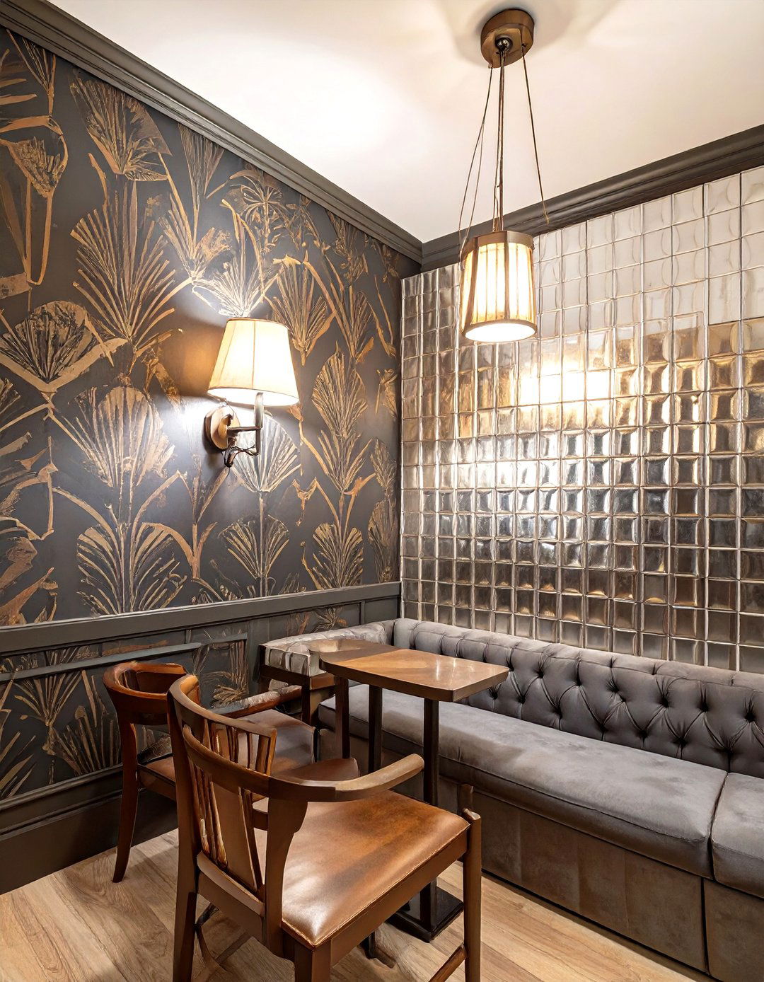 The Speakeasy Lounge Wall - 30 man cave wall ideas