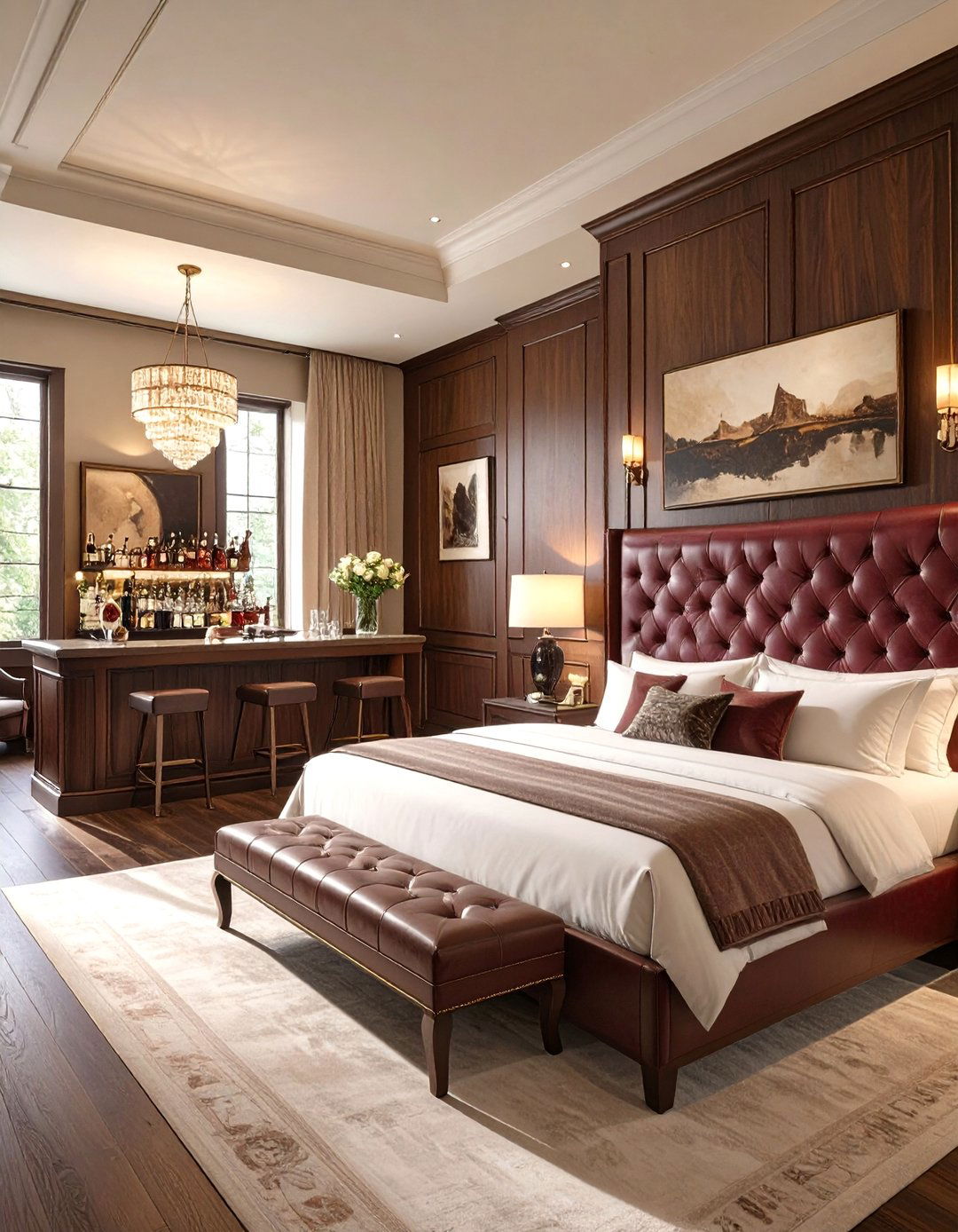The Speakeasy Suite Bedroom - 30 dark romantic bedroom ideas