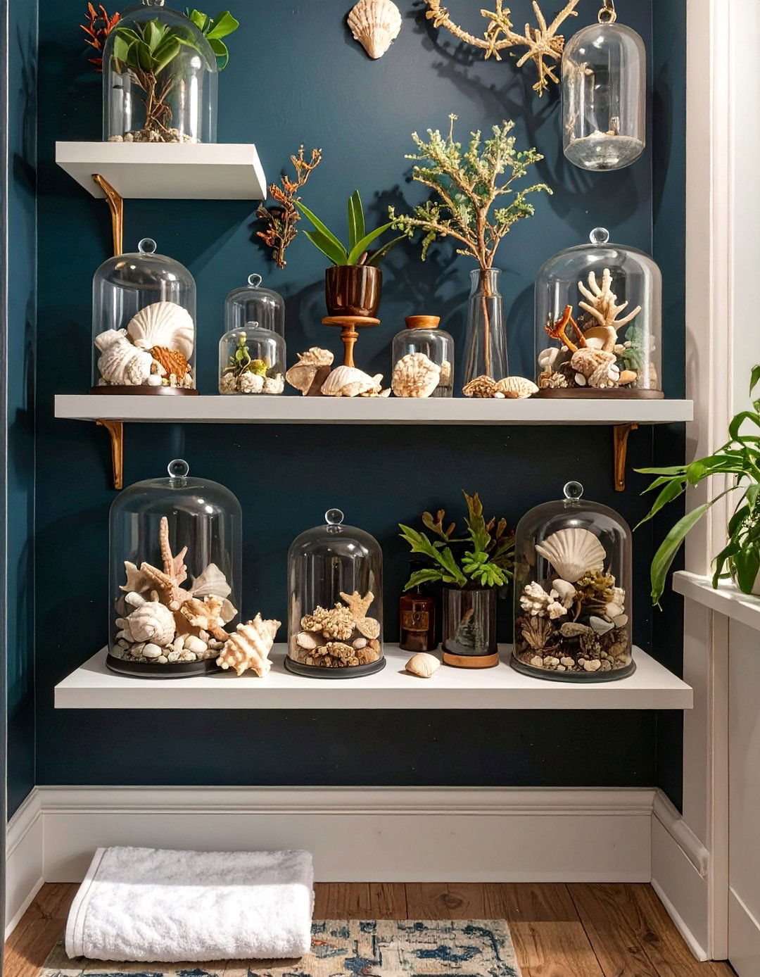 The Specimen Collectors Bathroom - 30 dark academia interior design ideas