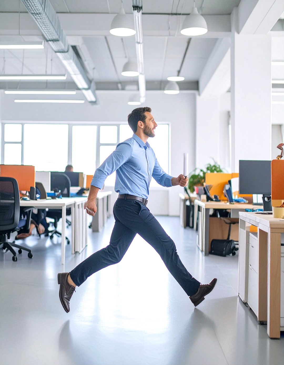 The Speed Walking Relay - 30 office olympics ideas