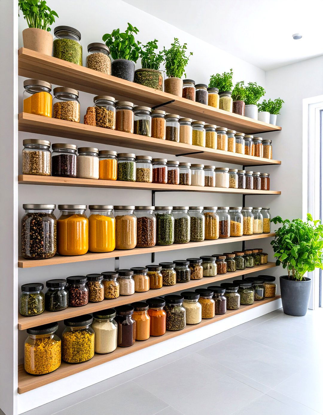 The Spice Centric Kitchen Pantry - 30 kitchen pantry organization ideas