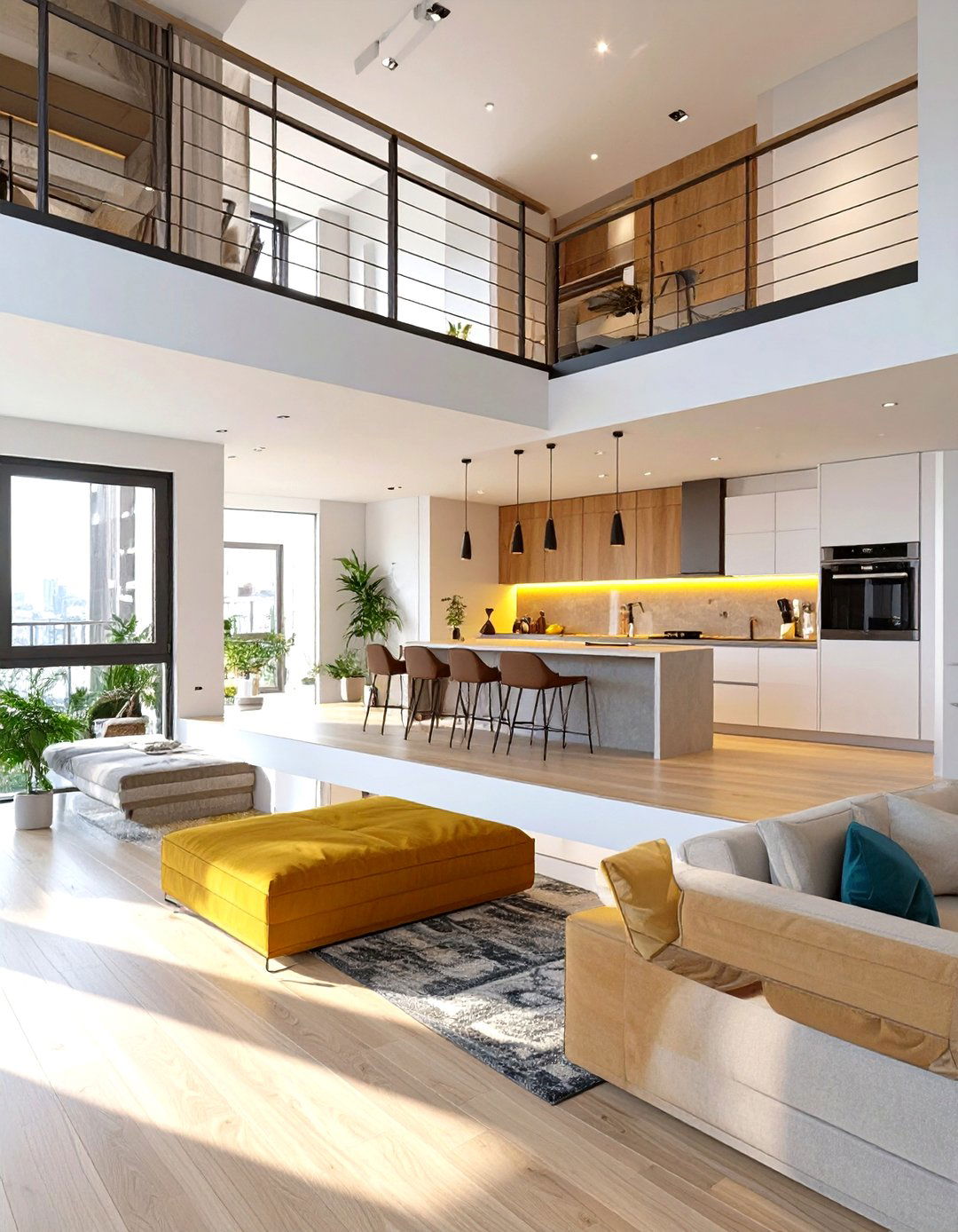 The Split Level Open Kitchen - 30 open kitchen ideas