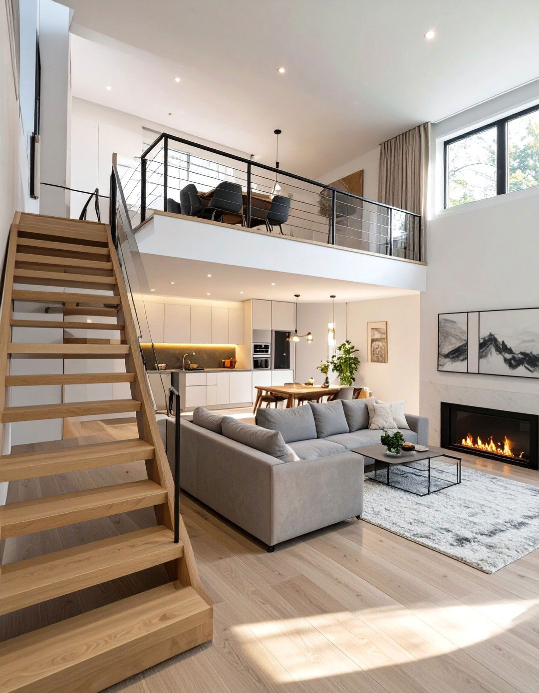 The Split Level Open Plan - 30 contemporary house design ideas