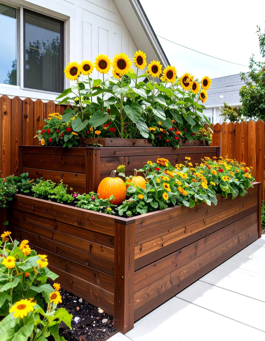 The Split Level Raised Garden Bed - 30 diy raised garden bed ideas
