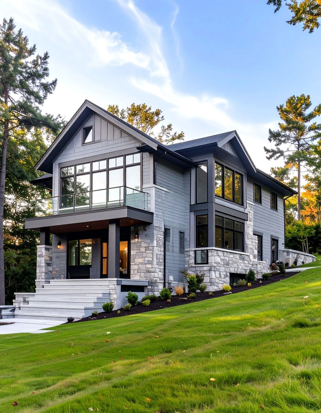 The Split Level Smart Design - 30 low budget simple two storey house design ideas