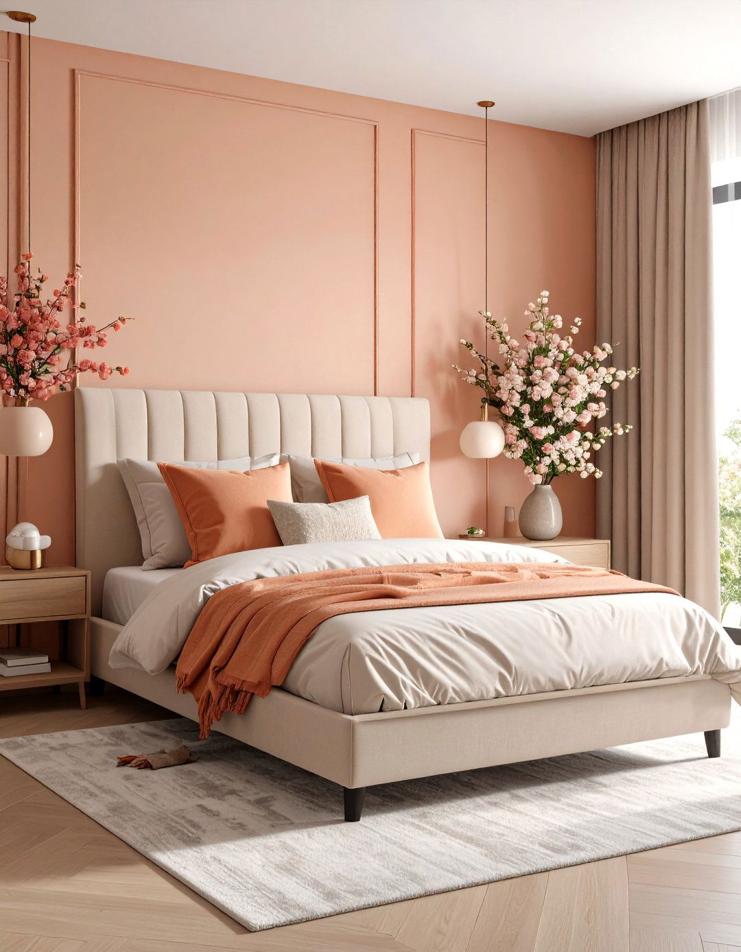 The Sponge Painted Accent Wall - 30 90s interior design ideas