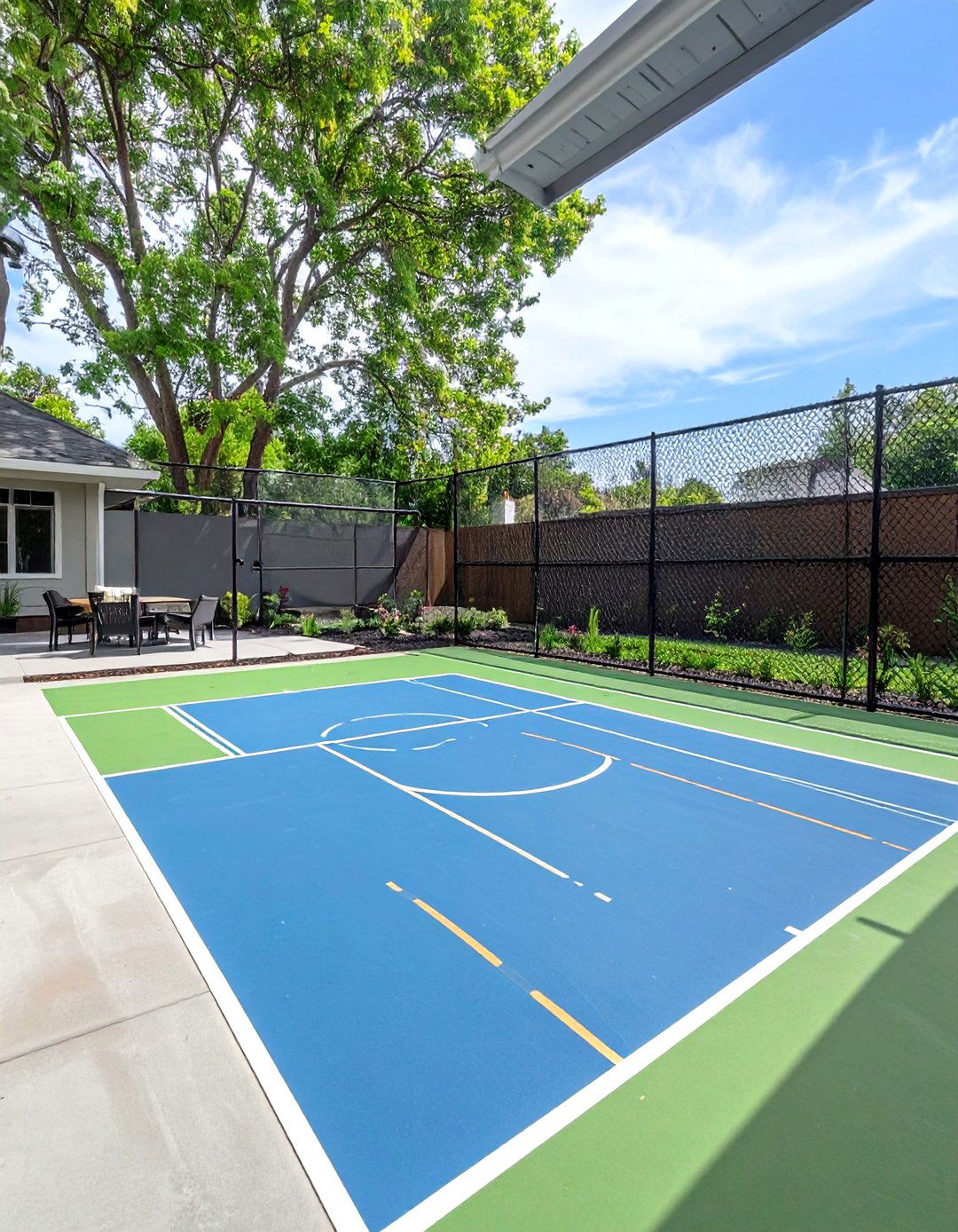 The Sport Court for Active Families - 30 no grass backyard ideas