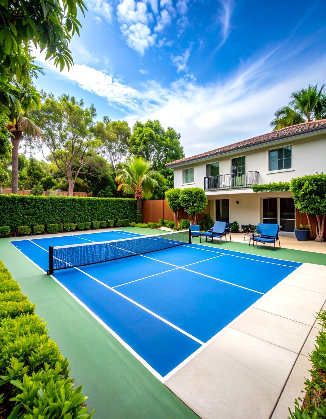 The Sports Court Backyard - 30 landscaping backyard ideas