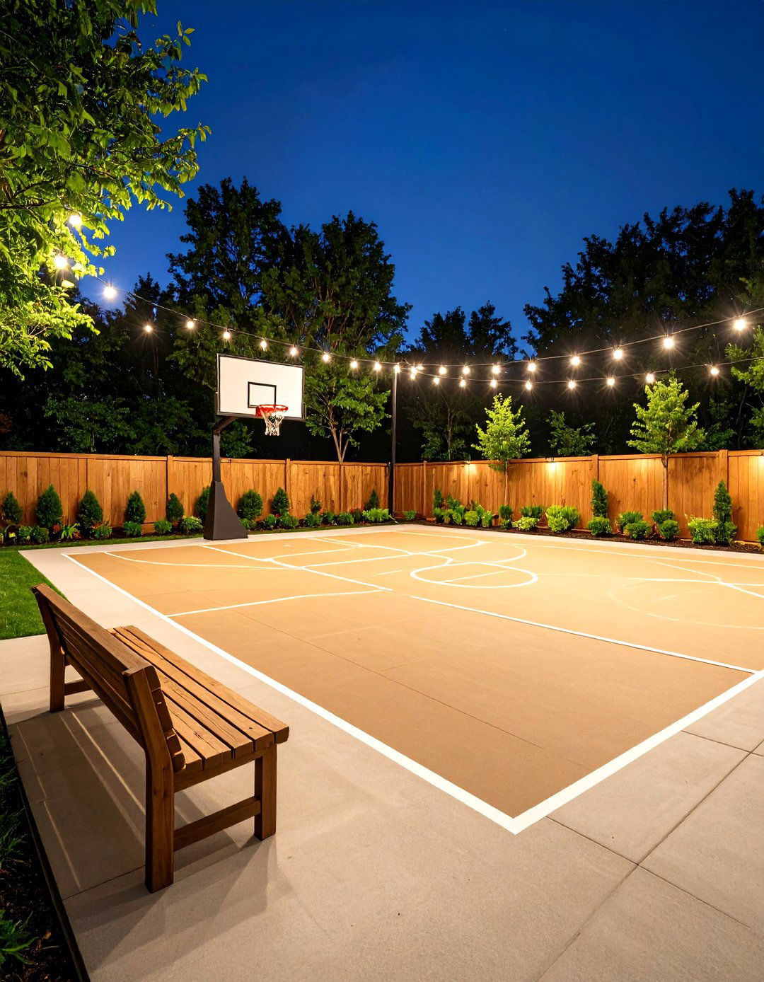 The Sports Court Backyard - 30 backyard decor ideas