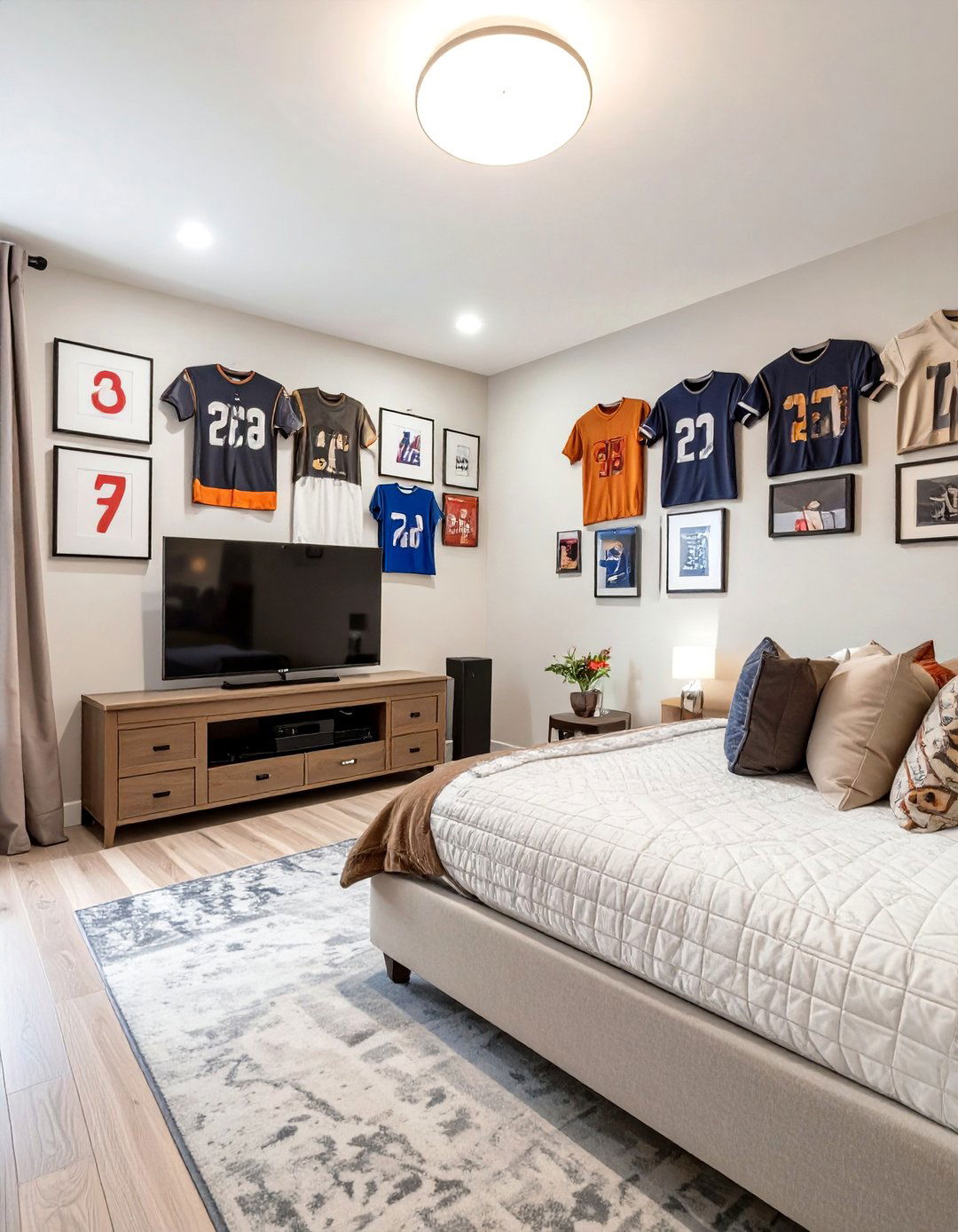 The Sports Enthusiasts Bedroom - 30 male bedroom ideas