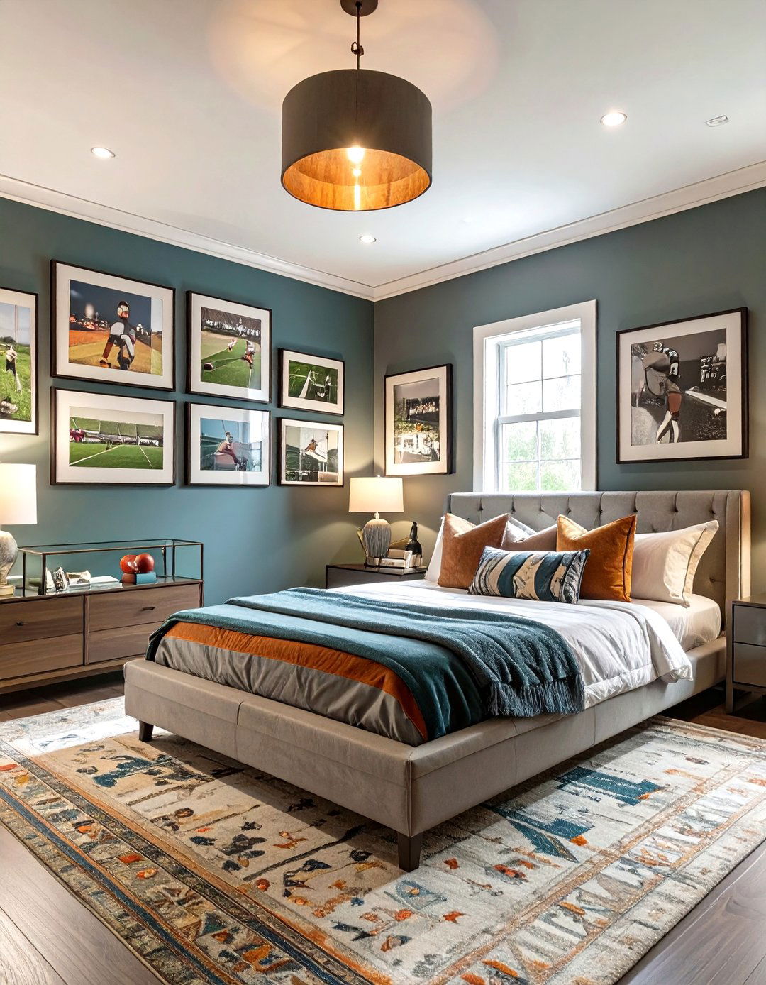 The Sports Enthusiasts Bedroom - 30 masculine bedroom ideas