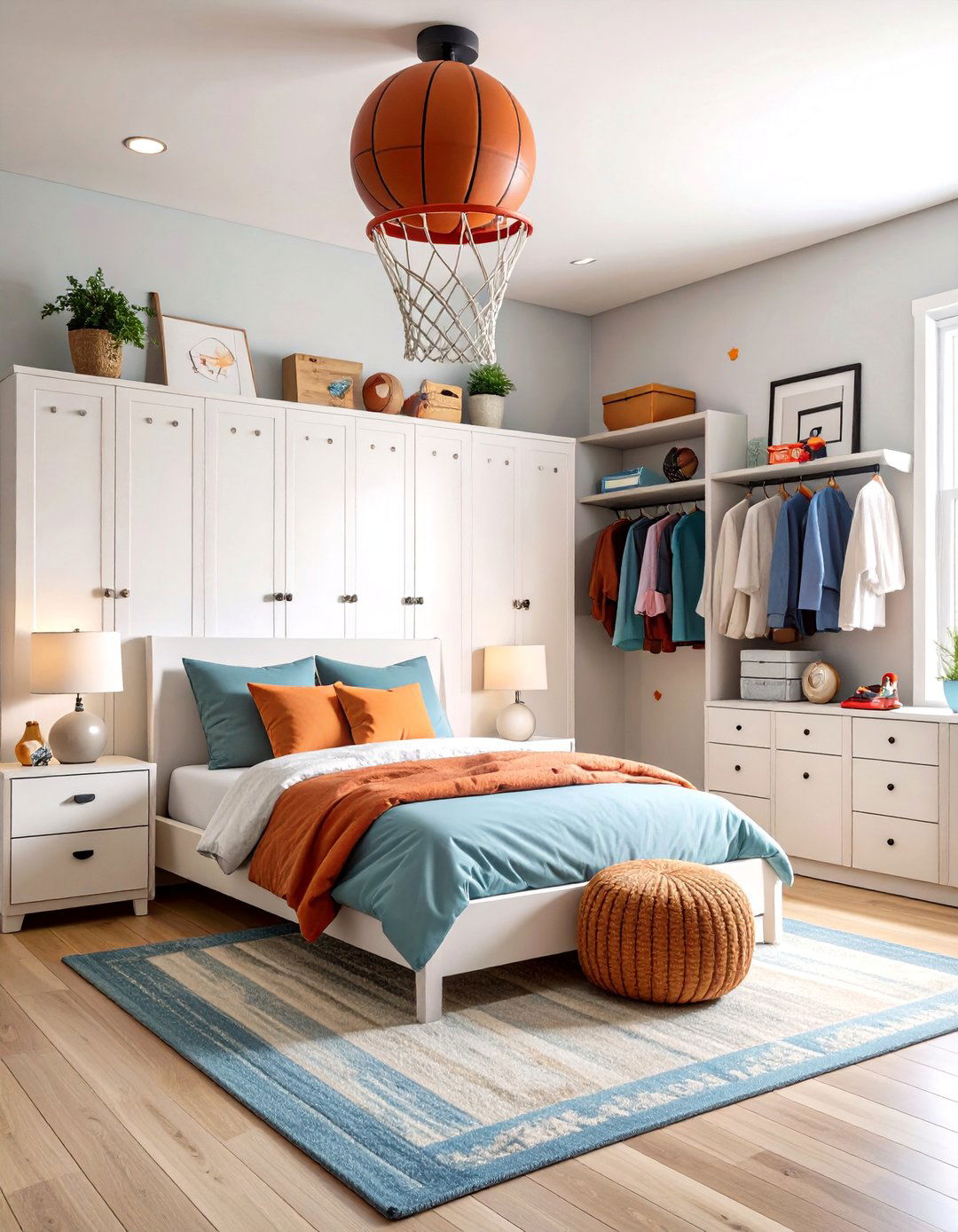 The Sports Fanatics Arena Bedroom - 30 7 year old boy bedroom ideas