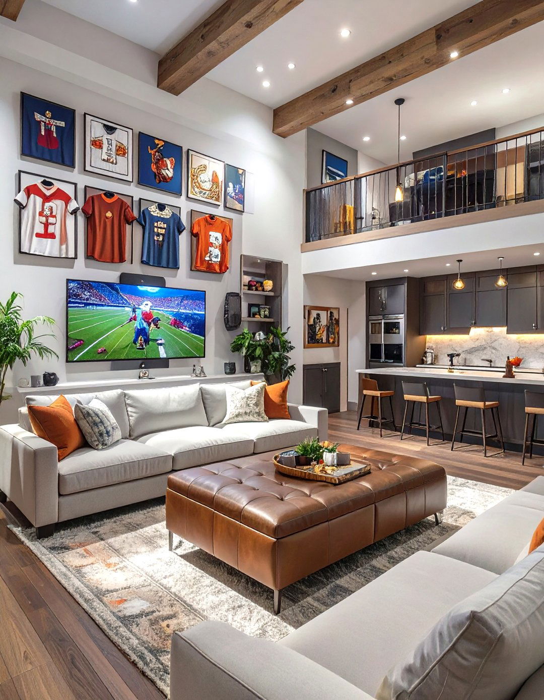 The Sports Fanatics Dream - 30 man cave furniture ideas