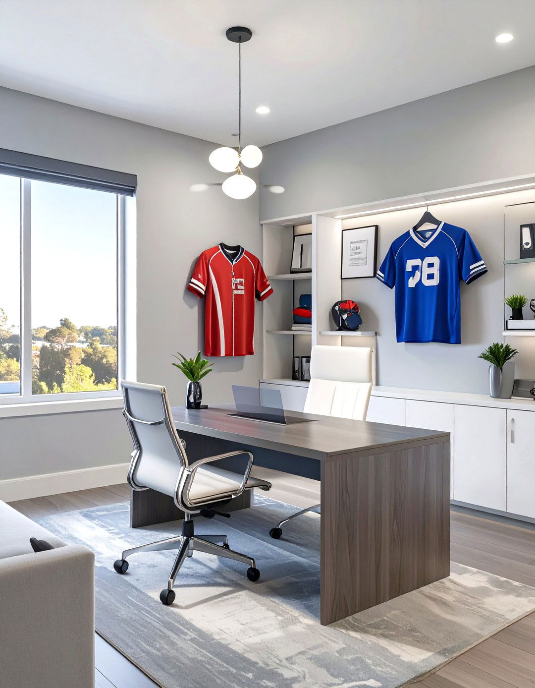 The Sports Fanatics Office - 30 masculine office ideas