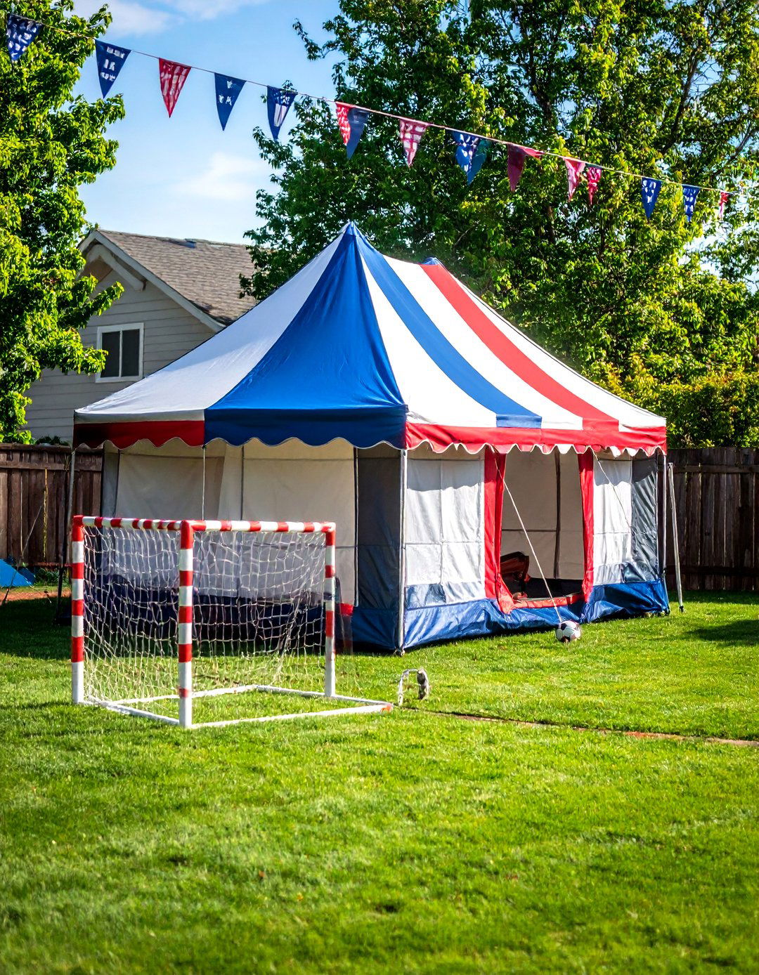 The Sports Fans Field Day - 30 backyard camping ideas