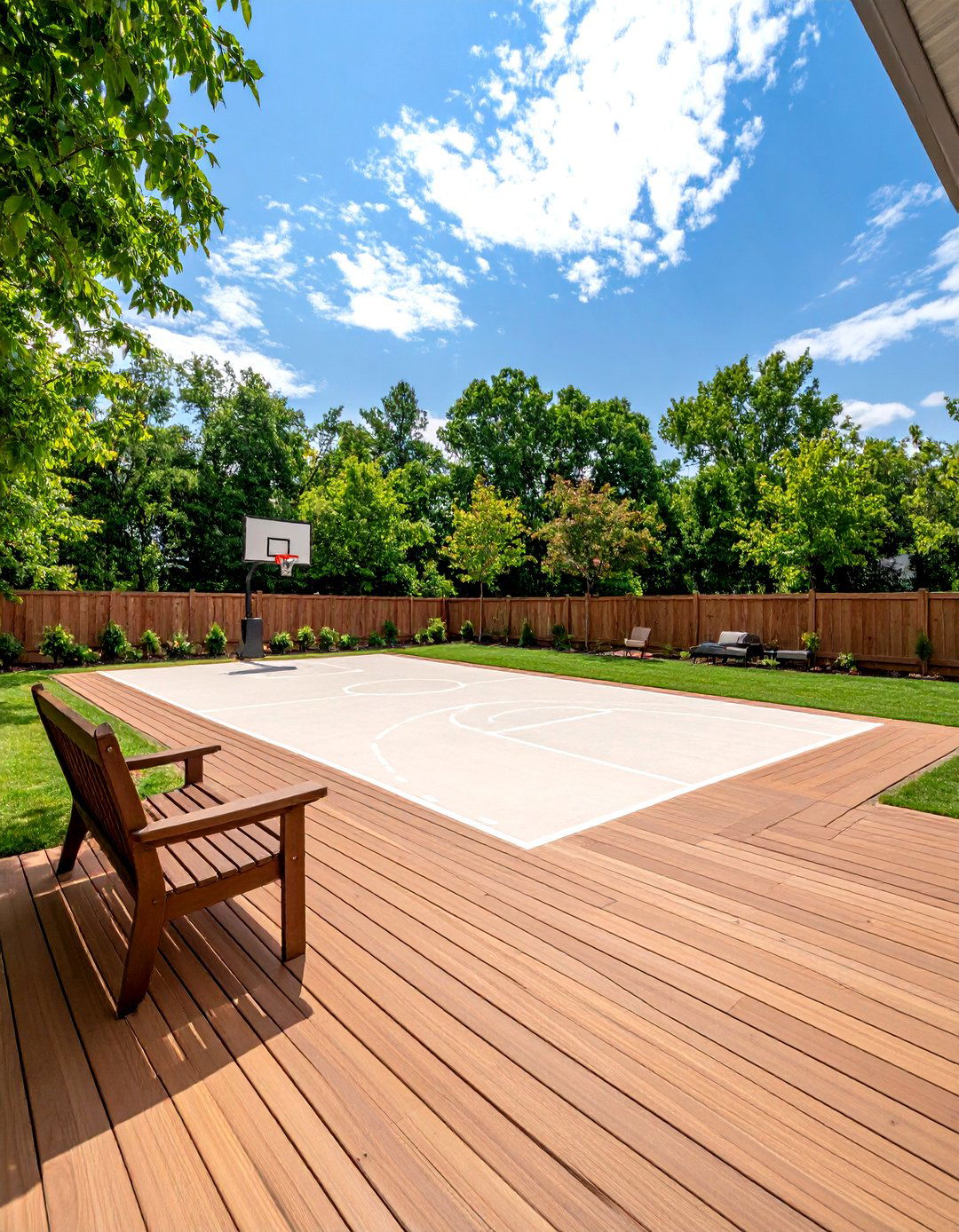 The Sports and Game Court - 30 how to design outdoor living spaces ideas