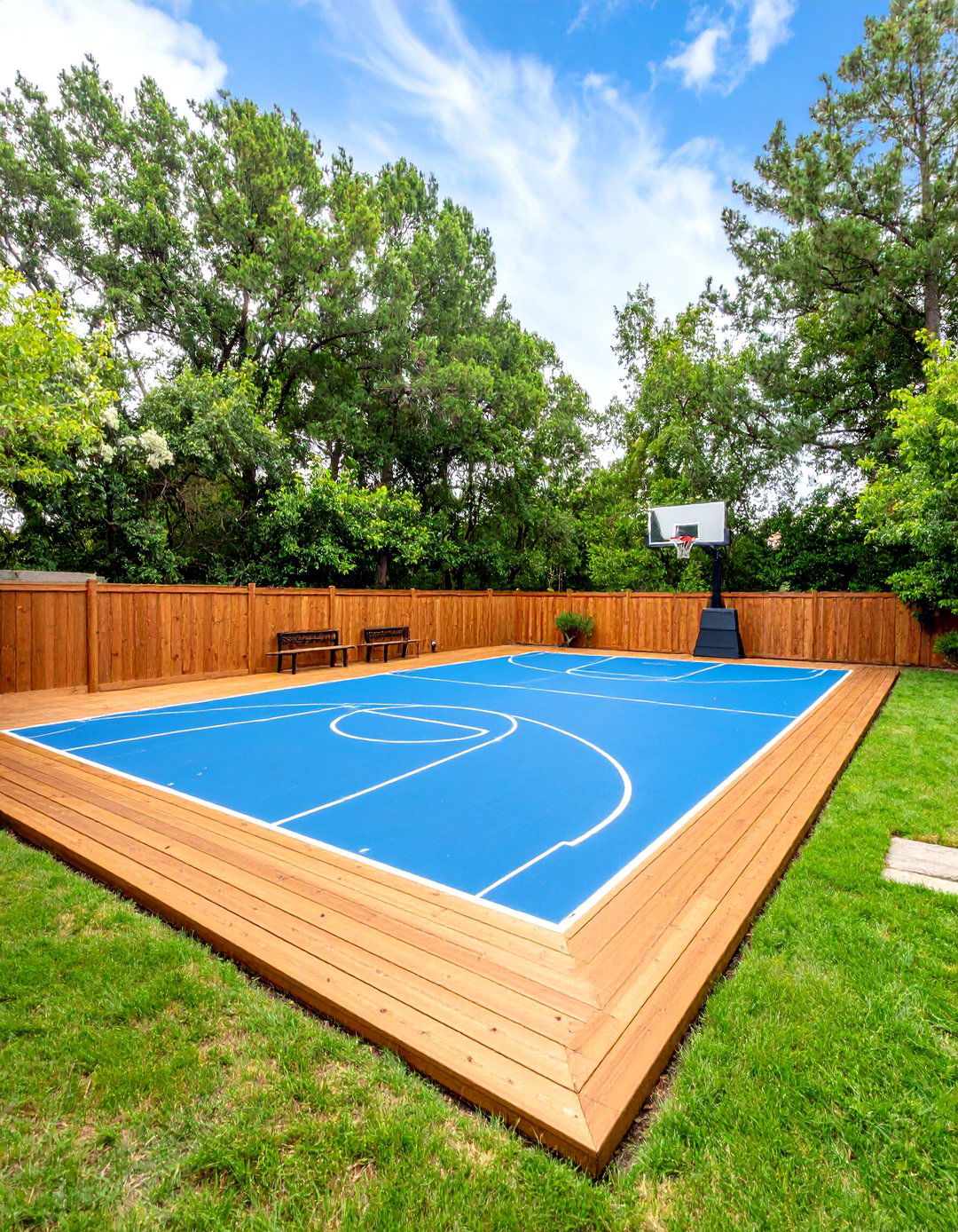 The Sports and Games Court - 30 backyard makeover ideas