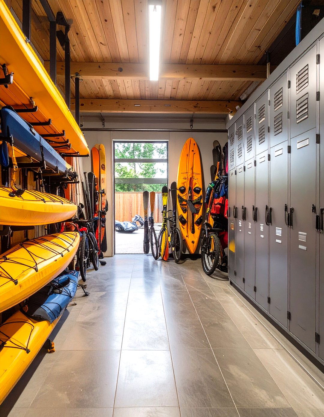 The Sportsmans Gear Locker Garage - 30 garage makeover ideas