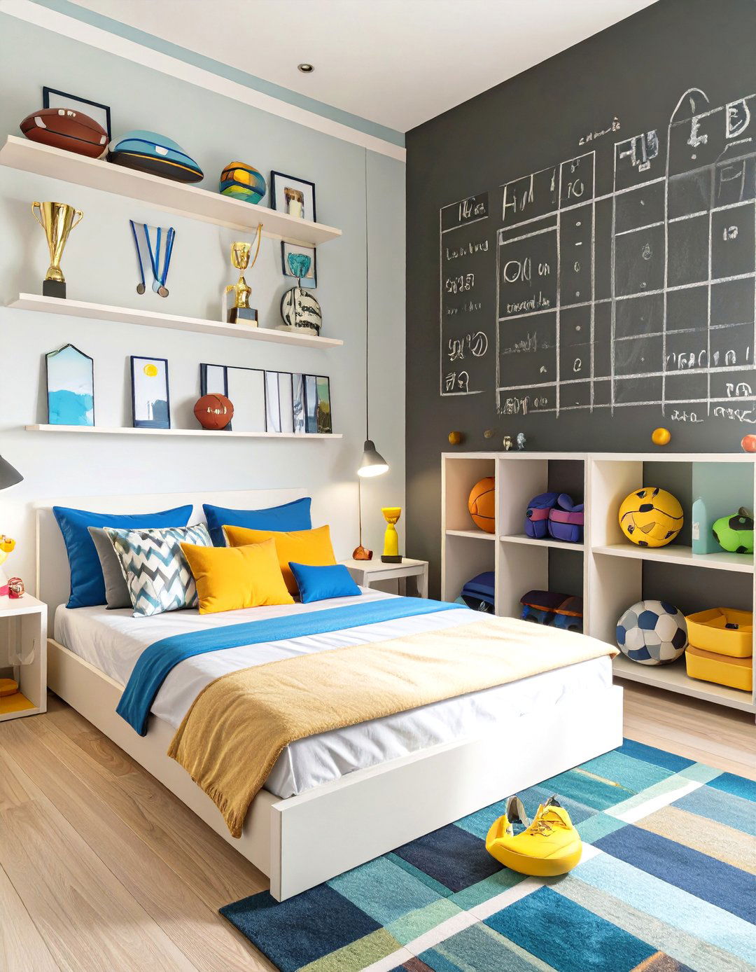 The Sporty and Active Bedroom - 30 girl bedroom ideas
