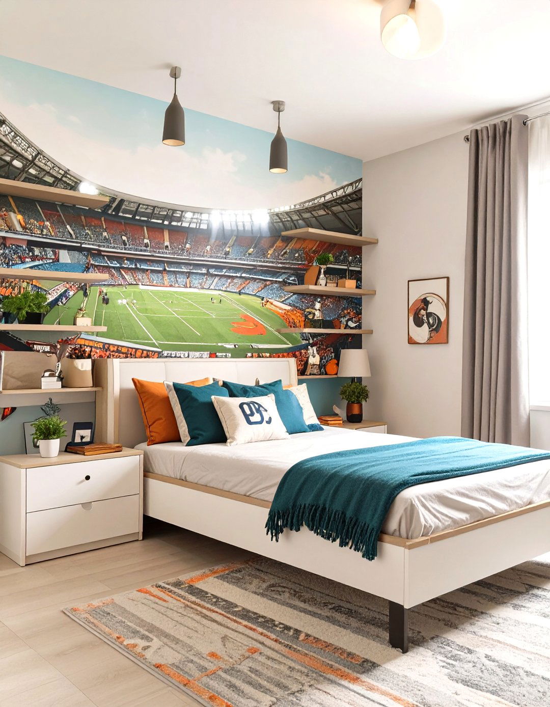 The Sporty and Athletic Bedroom - 30 bedroom ideas for teen girls