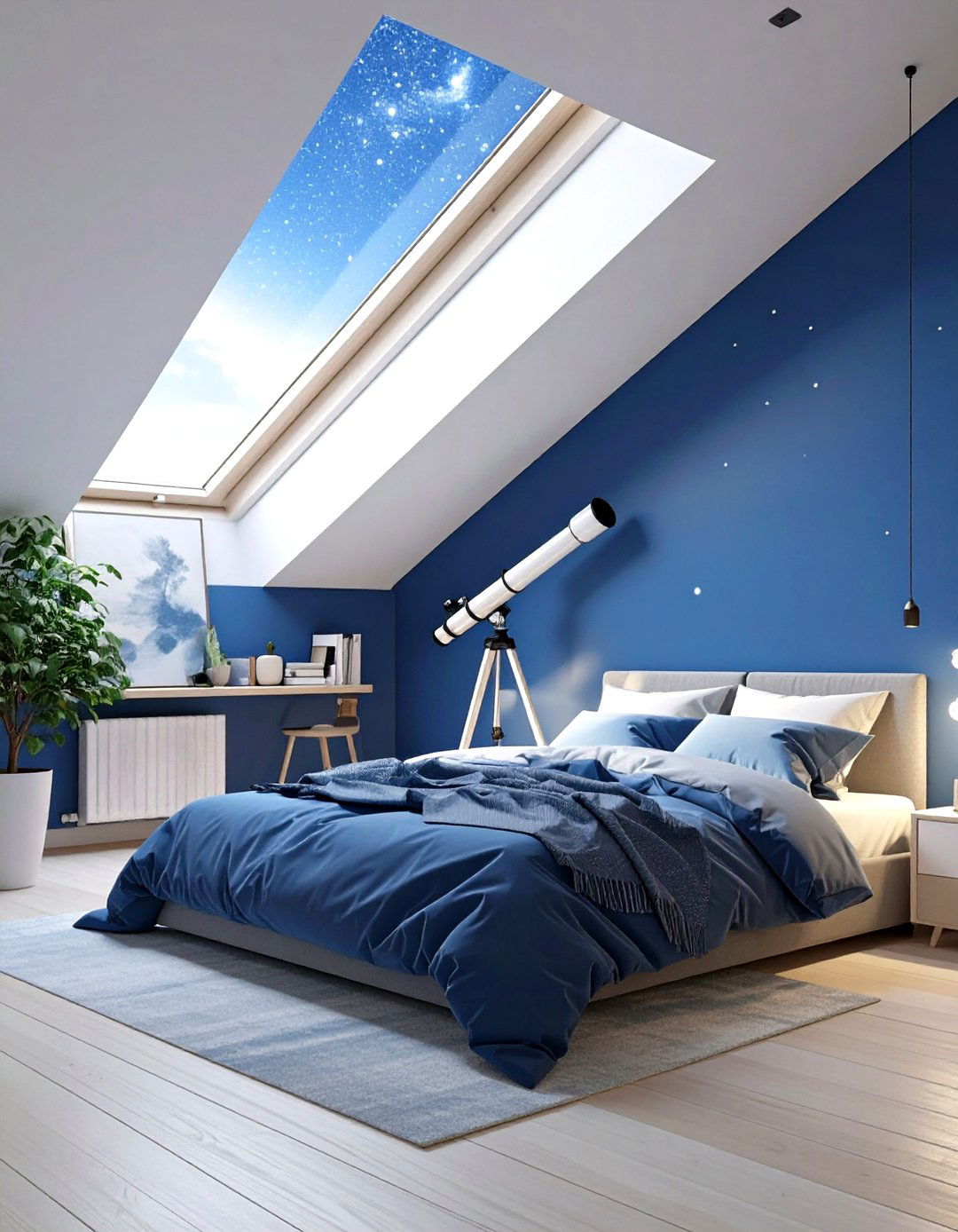 The Stargazers Loft Bedroom - 30 cottage core interior design ideas