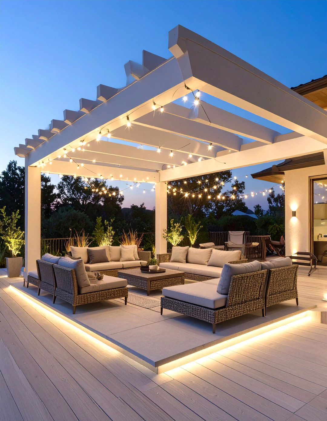 The Stargazers Open Beam Pergola - 30 deck cover ideas