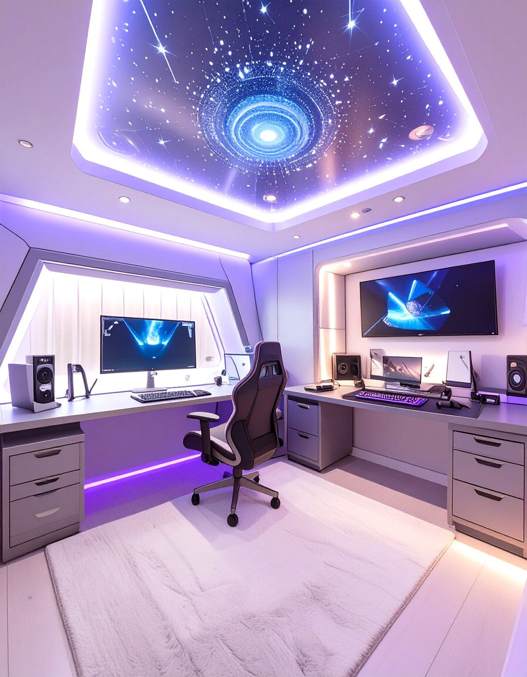 The Starship Command Center Gamer Bedroom - 30 gamer bedroom ideas
