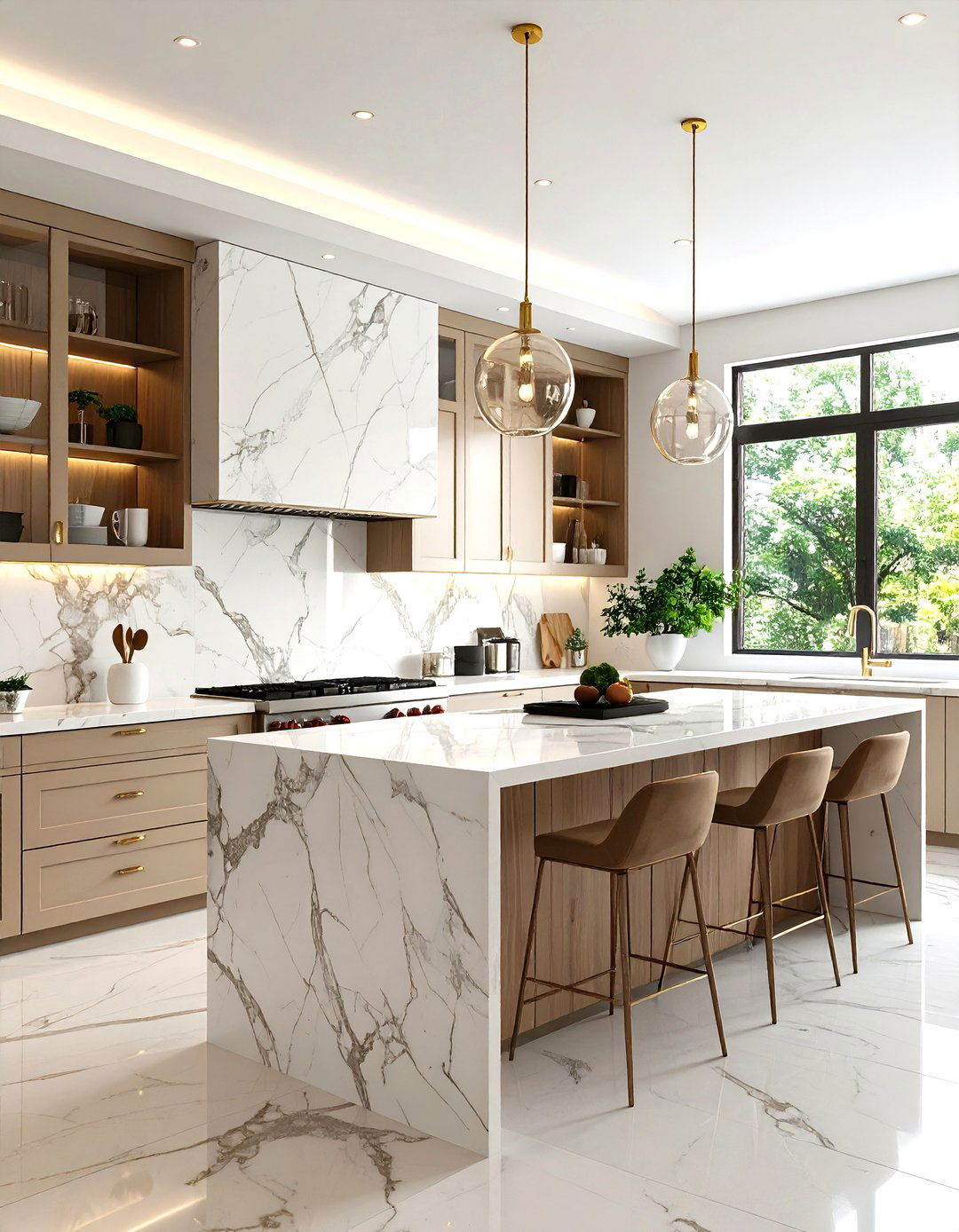 The Statement Backsplash Kitchen - 30 kitchen trends 2023 2025