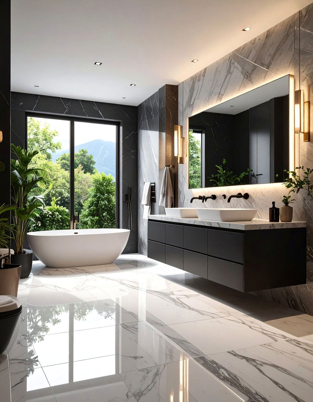The Statement Stone Bathroom - 30 2025 home design trends