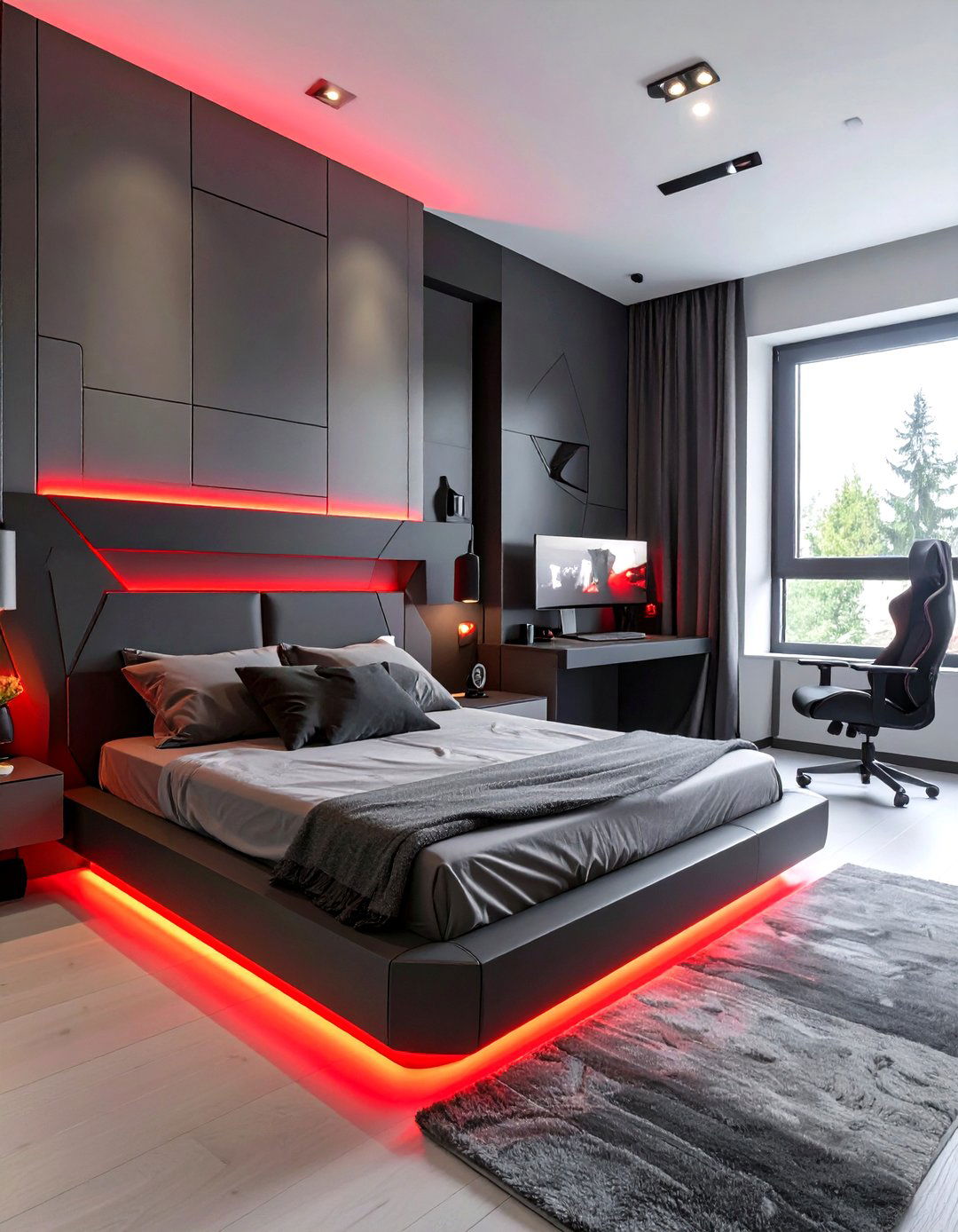 The Stealth Ops Gamer Bedroom - 30 gamer bedroom ideas