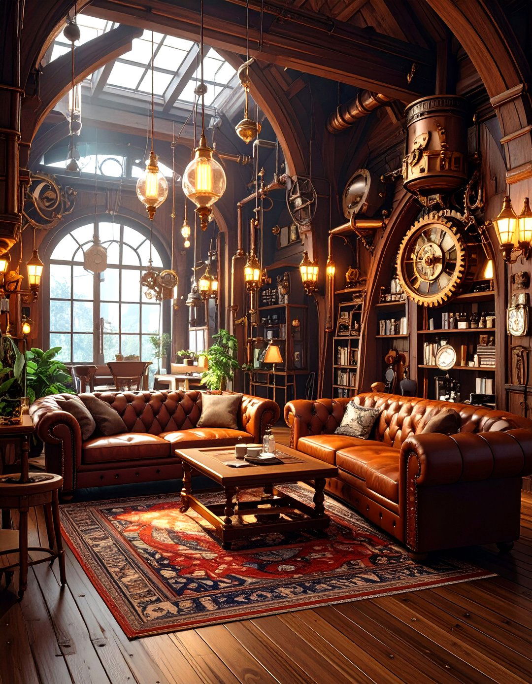 The Steampunk Game Room - 30 game room decor ideas
