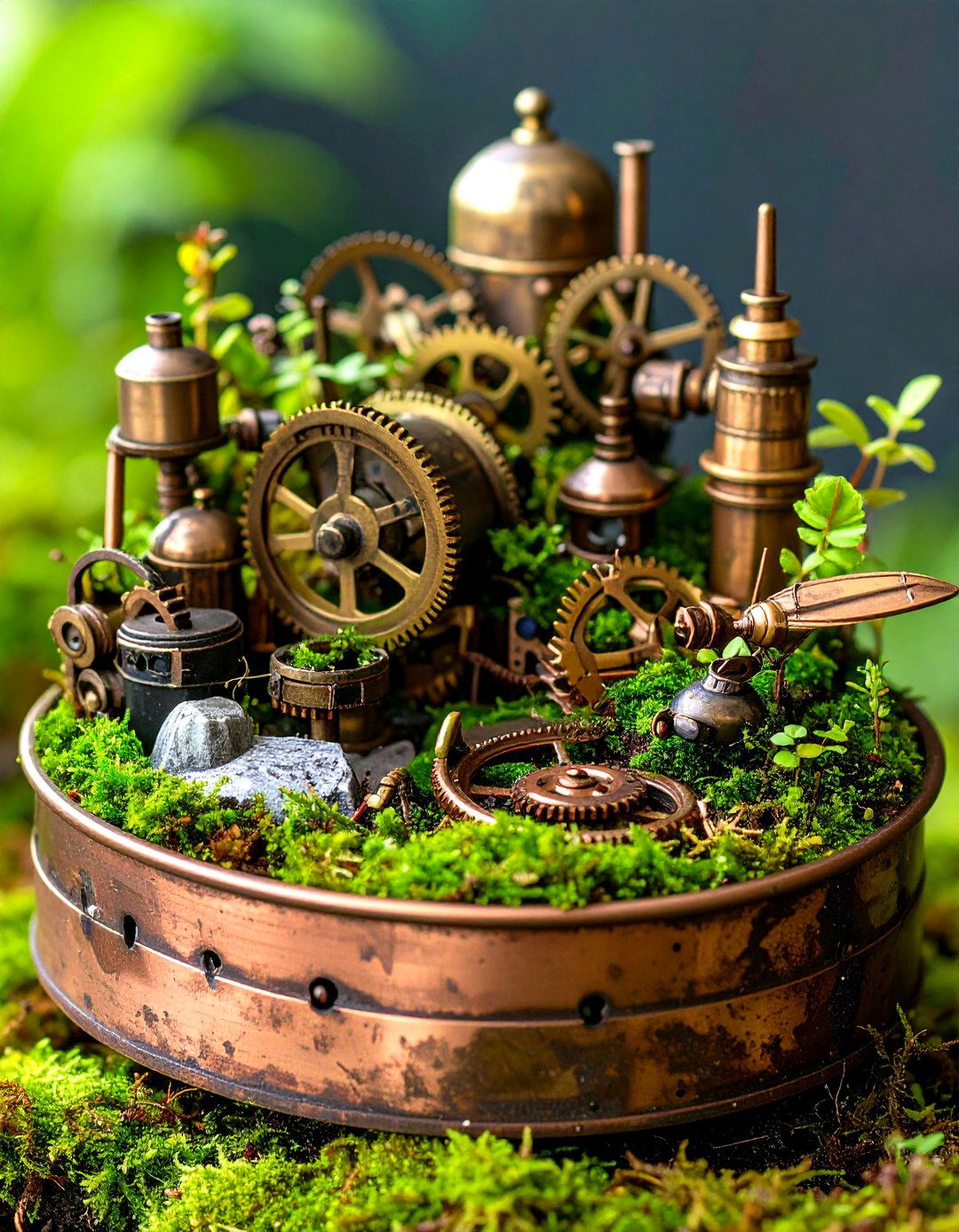 The Steampunk Inspired Fairy Garden - 30 fairy garden ideas landscaping