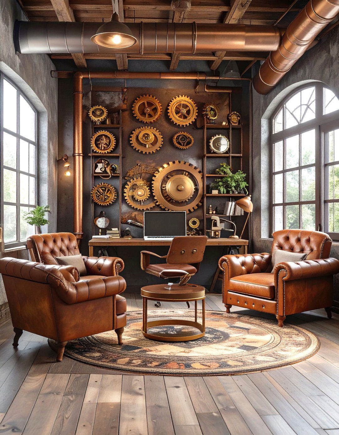 The Steampunk Inspired Workshop - 30 interior design website ideas