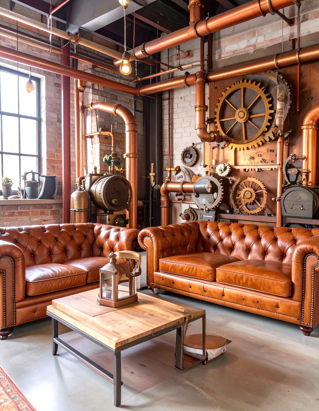 The Steampunk Inventors Workshop Loft - 30 home design game ideas