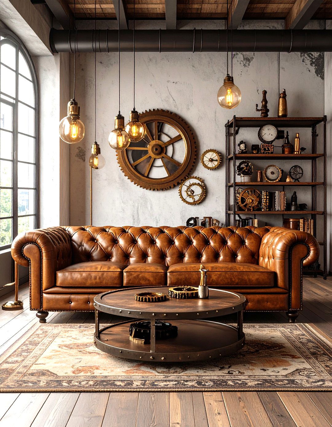 The Steampunk Living Room - 30 home decor ideas living room