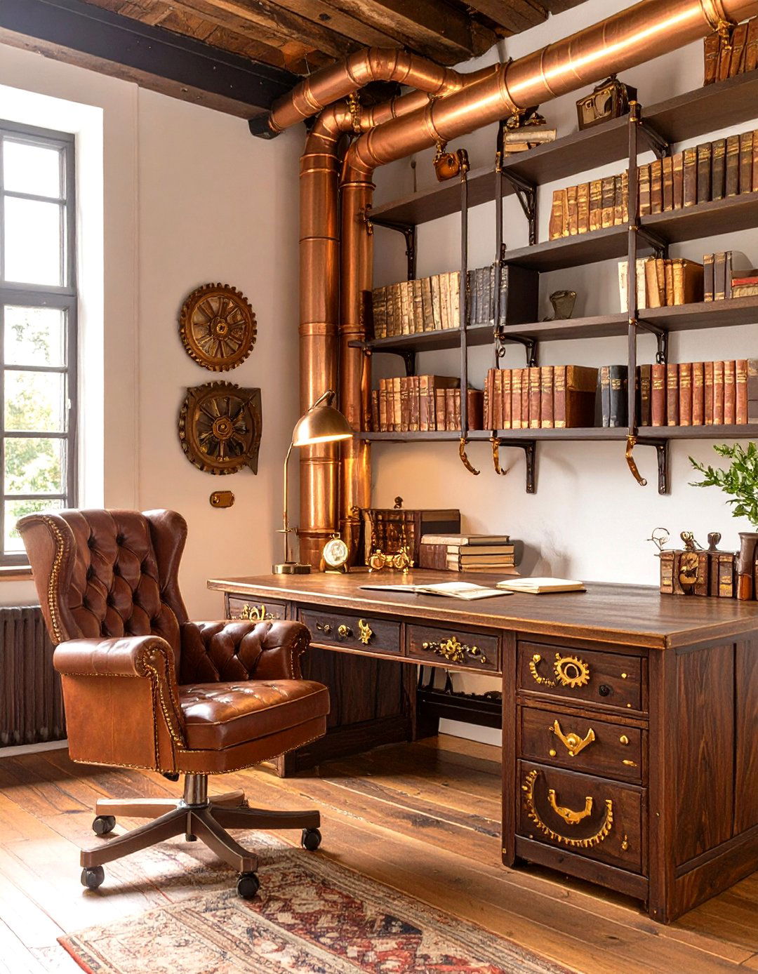 The Steampunk Victorian Fusion - 30 harmony in interior design ideas