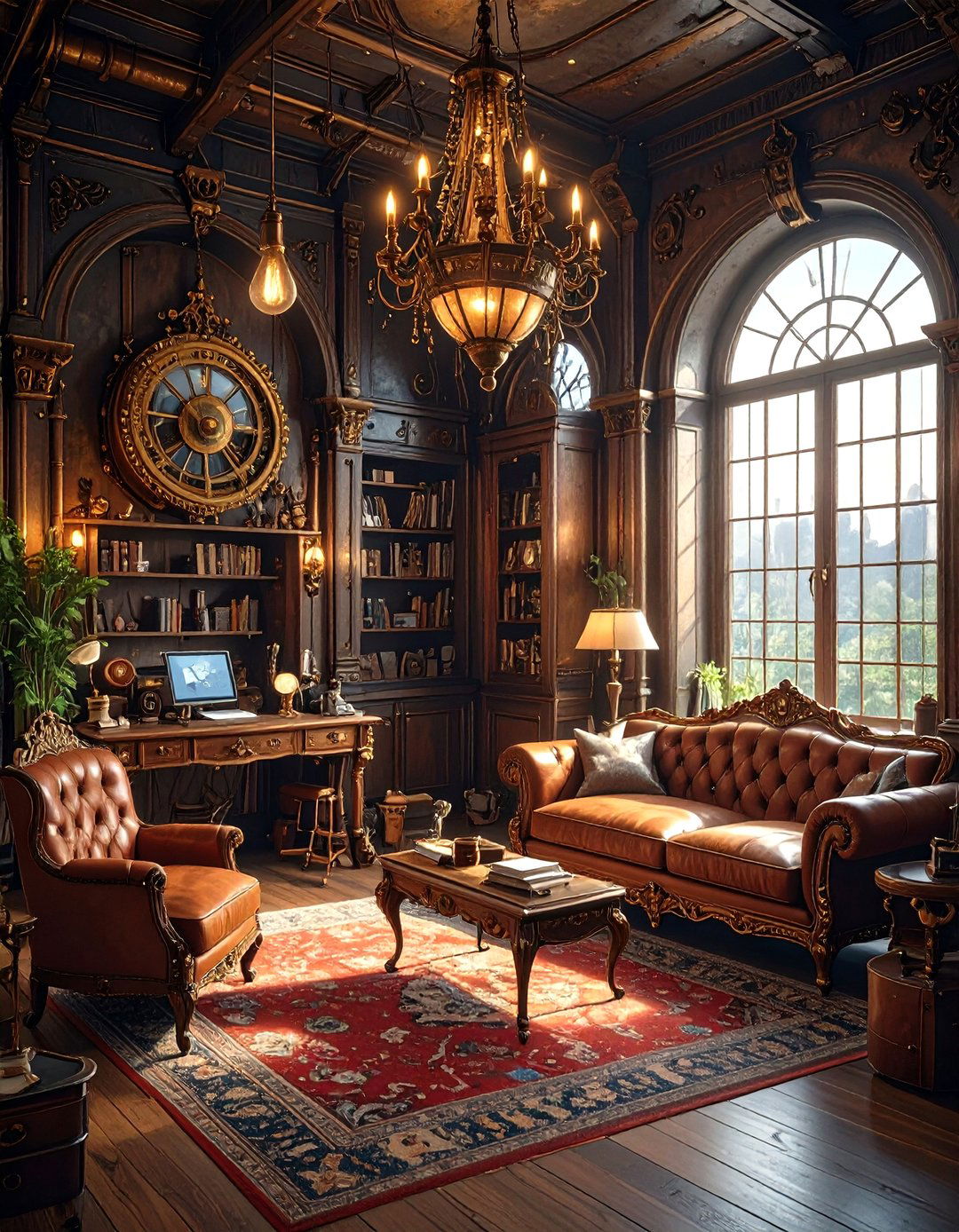 The Steampunk Victorian Fusion Home Design - 30 online home design ideas