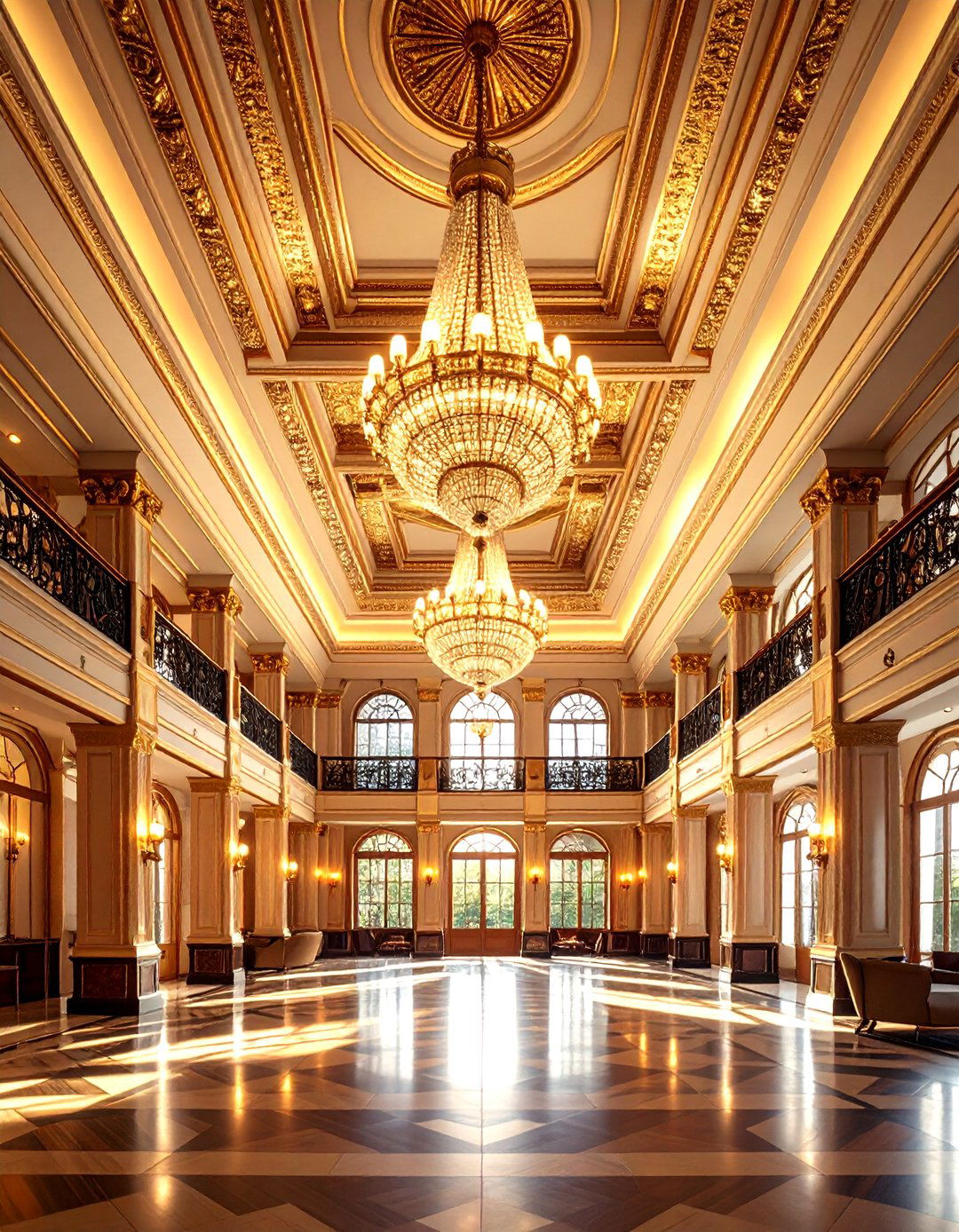 The Stepped Profile Ceiling - 30 1920's art deco interior design ideas