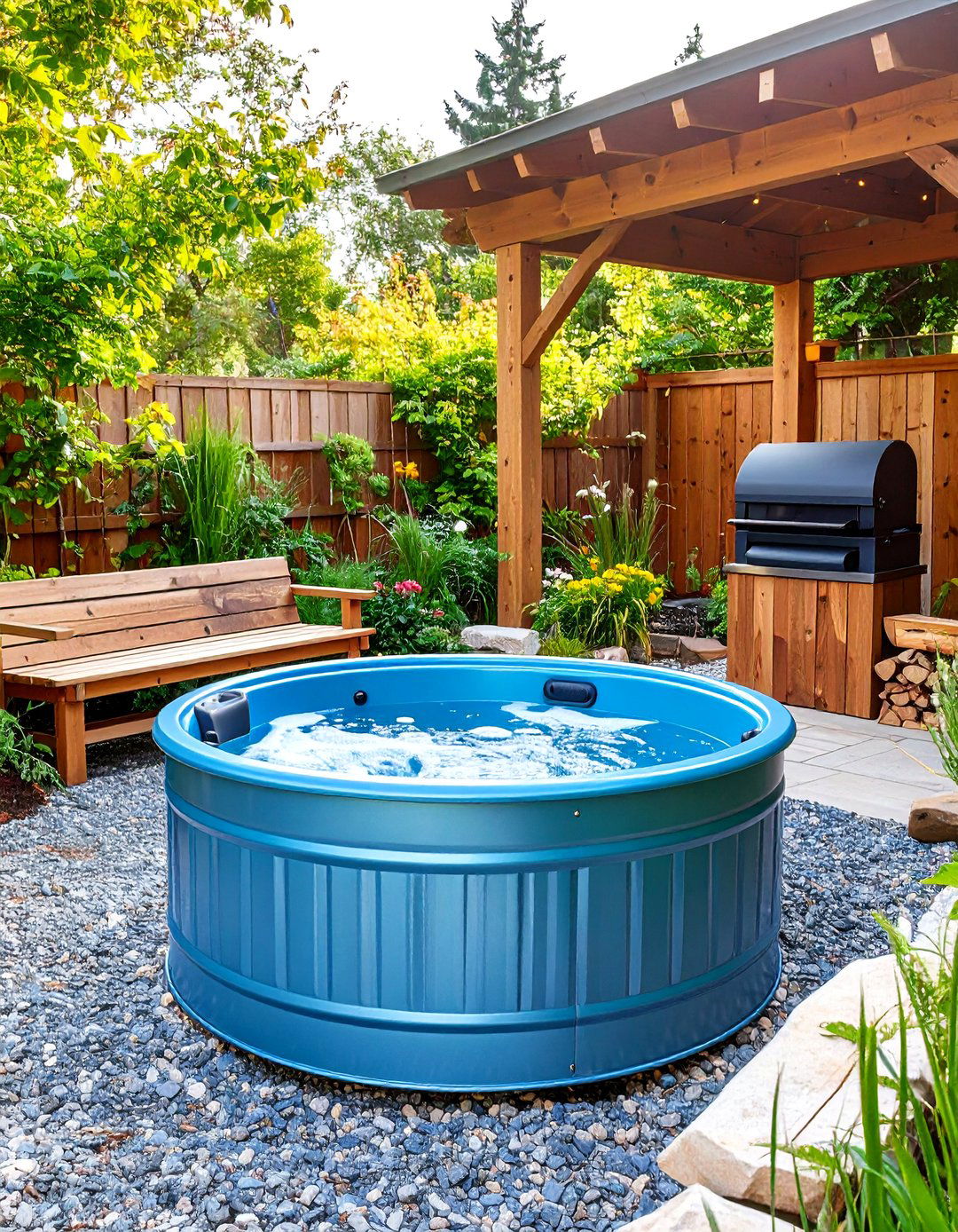 The Stock Tank Hot Tub Project - 30 backyard hot tub ideas