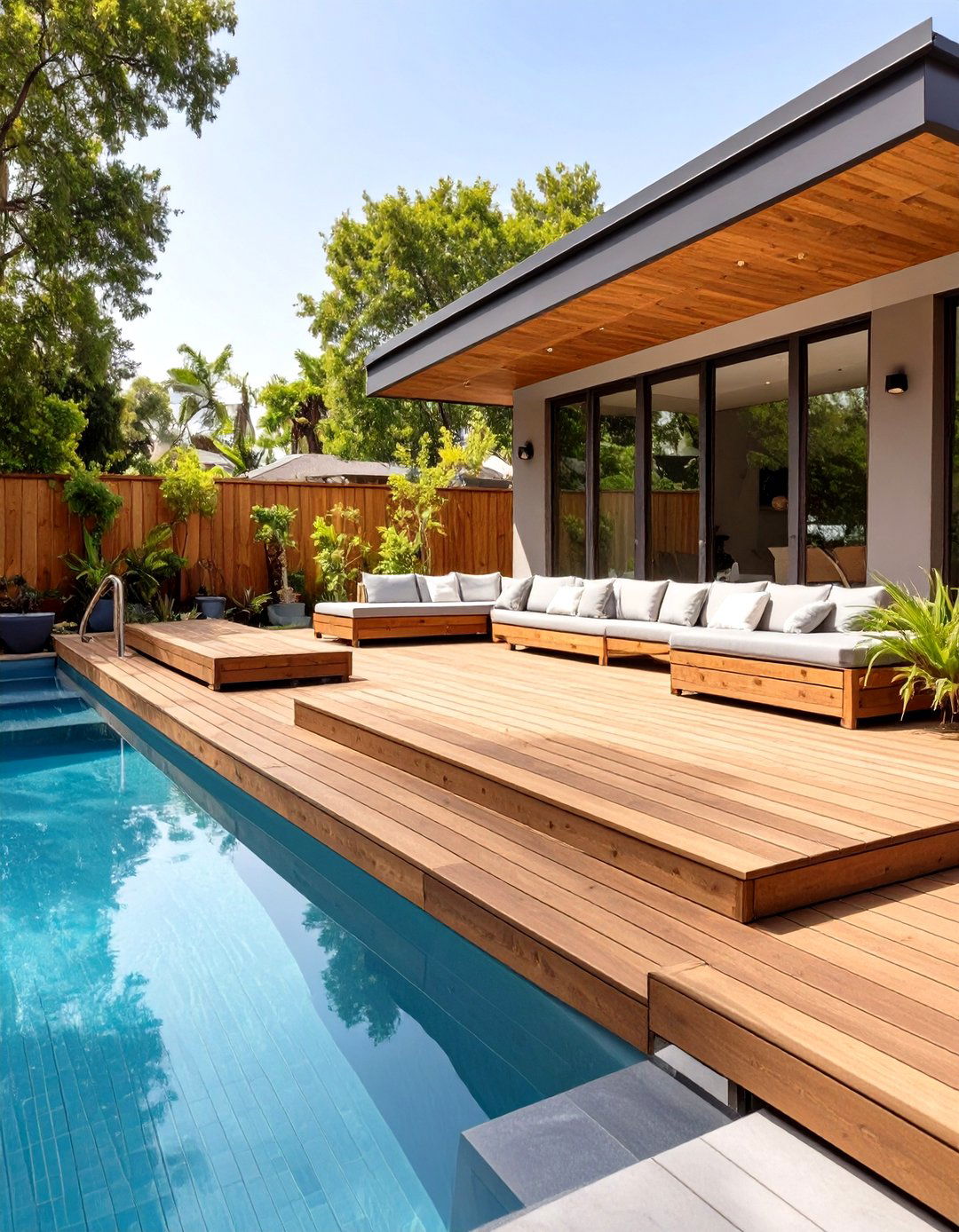 The Stock Tank Pool Deck - 30 cheap deck ideas