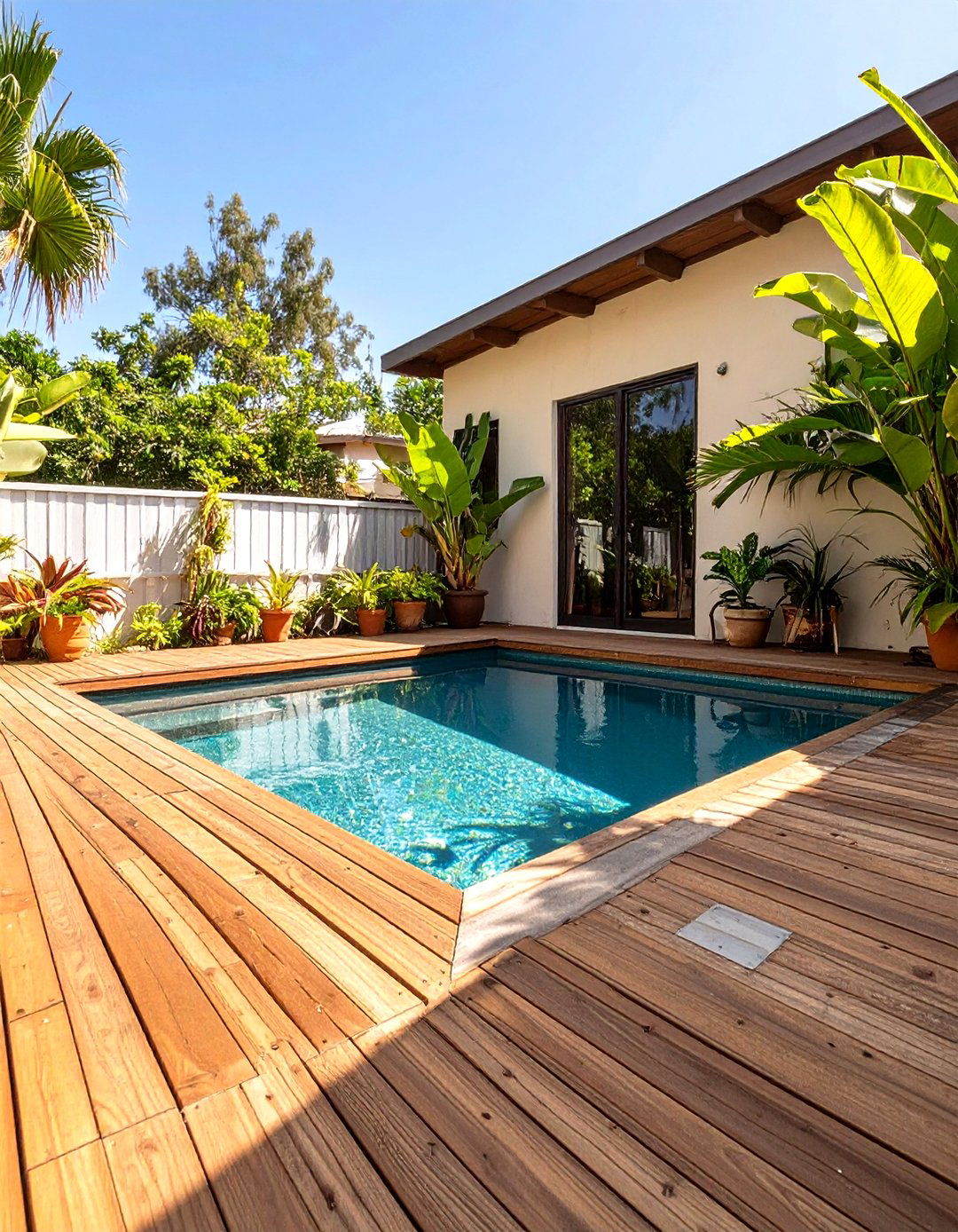 The Stock Tank Pool Deck - 30 inexpensive deck ideas