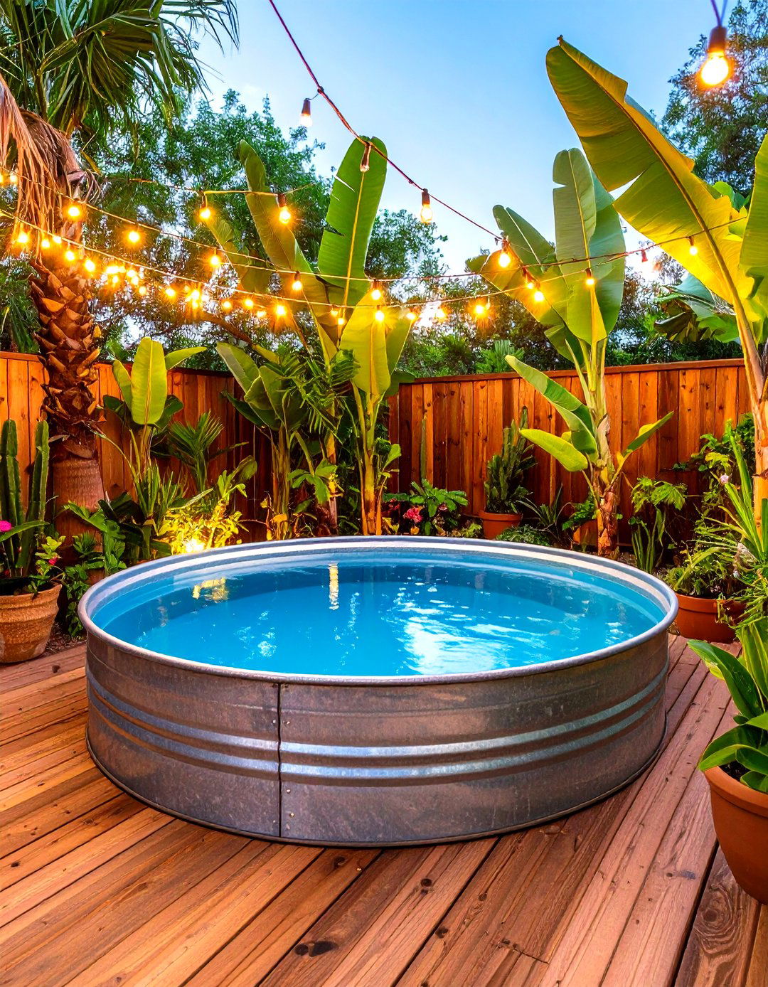 The Stock Tank Pool Oasis - 30 desert backyard ideas
