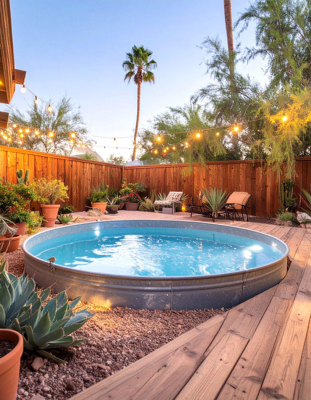 The Stock Tank Pool Oasis - 30 arizona backyard ideas
