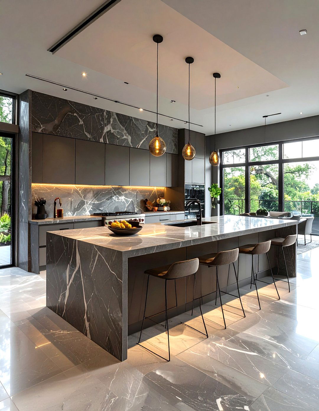 The Stone Clad Architectural Kitchen - 30 italian kitchen design ideas